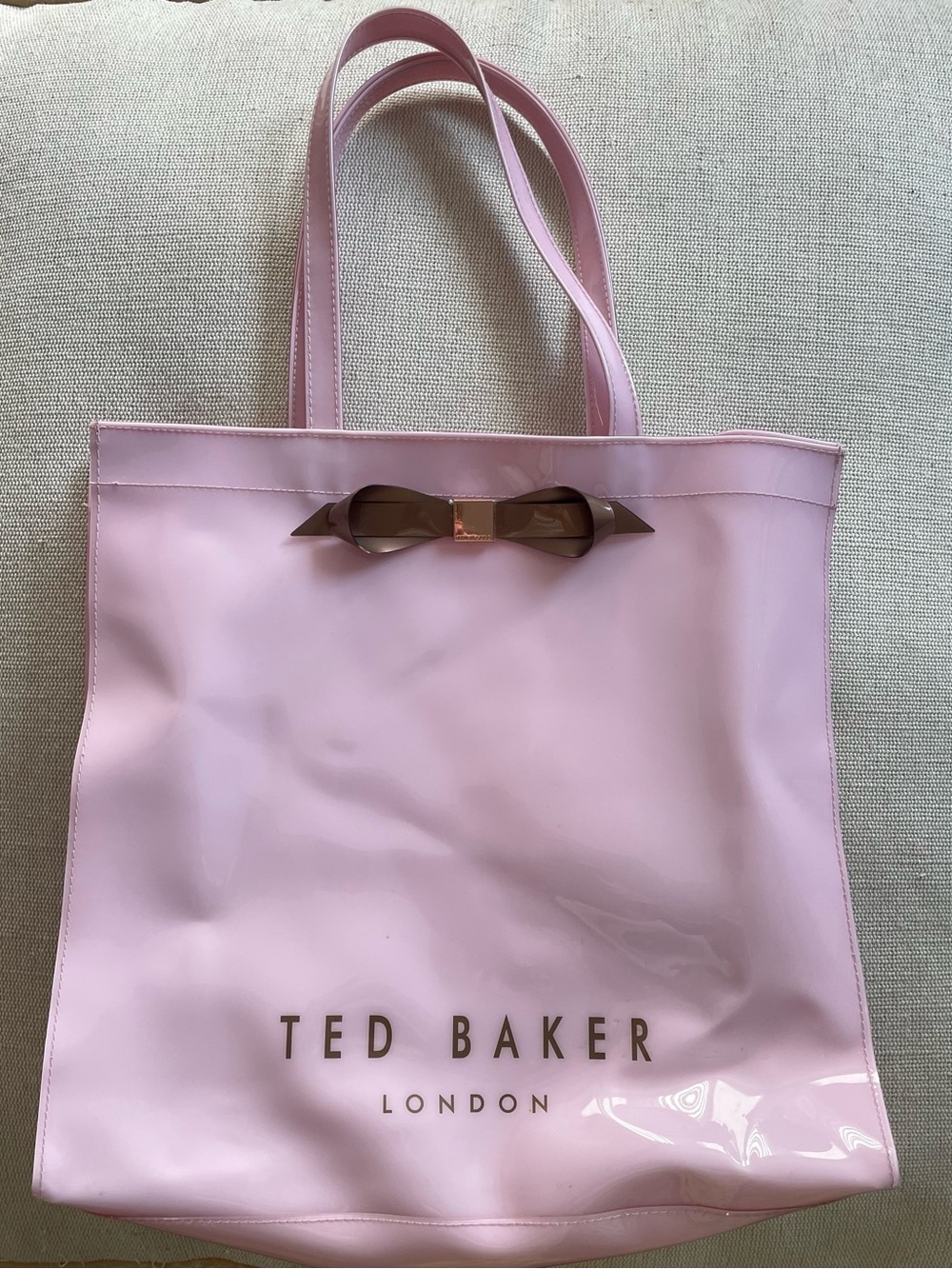 Ted Baker Light Pink Bow Detail Tote